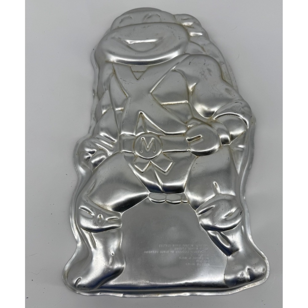 Vintage 1989 Wilton TMNT Michelangelo Cake Pan Mold Teenage Mutant Ninja Turtles